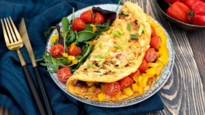 Pyszny omlet świeżo kawowo-piernikowy w zdrowej wersji fit